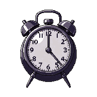 Cursed Clock Stopped Hands 024 — free pixel art sprite from Horror Kit