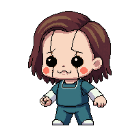 cursed doll possessed toy cracked face 035