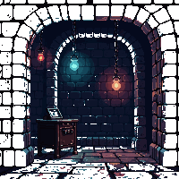 horror dungeon cell chains dark damp