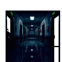 horror hospital corridor dark abandoned