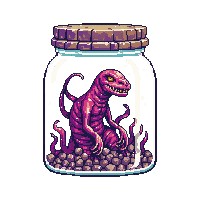 horror jar specimen floating preserved