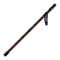 Bo Staff Wooden Long Straight Fighting Pole — free pixel art sprite from Japanese Garden