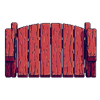 Bridge Plank Wooden Red Arched Surface Tile — free pixel art sprite from Japanese Garden