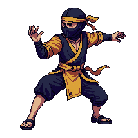 ninja throwing star stance action dynamic