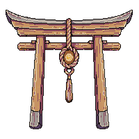 rope shimenawa sacred twisted straw shrine