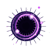Black Hole Swirl — free pixel art sprite from Magic Items