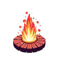 Ember Particles — free pixel art sprite from Magic Items