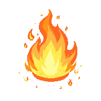 fire particle burst