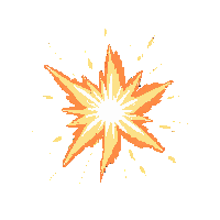 Impact Star — free pixel art sprite from the Magic Items collection, transparent PNG
