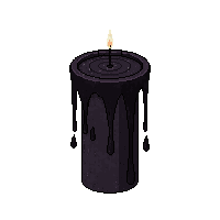 ritual candle black