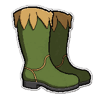 elven boots  leaf decorated elven