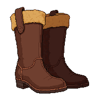 elven boots  muddy brown