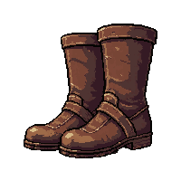elven boots  rune stitched