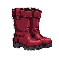 iron stomp boots  blood stained