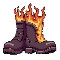 iron stomp boots  fire treaded
