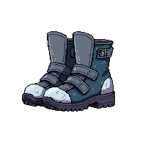 plate sabatons  frost coated