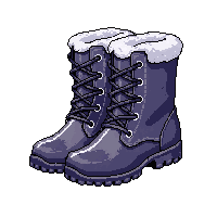 ranger soft soled boots  frost coated