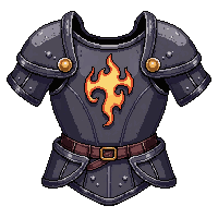 Chainmail Hauberk  Fire Emblazoned — free pixel art sprite from Marketplace Armor Chestplates