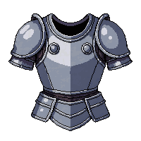Chainmail Hauberk  Polished Silver — free pixel art sprite from Marketplace Armor Chestplates