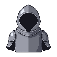 Hooded Ranger Cloak  Polished Silver — free pixel art sprite from Marketplace Armor Chestplates