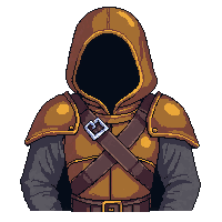 Hooded Ranger Cloak  Tarnished Bronze — free pixel art sprite from Marketplace Armor Chestplates