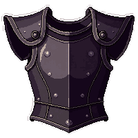 ornate breastplate  shadow cloaked
