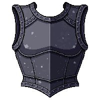plate cuirass  battle scarred