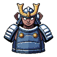 samurai do armor  snow frosted