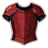 scale mail tunic  blood stained