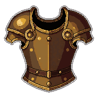 Viking Ringmail Tarnished Bronze — free pixel art sprite from the Marketplace Armor Chestplates collection, transparent PNG