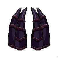 claw gauntlets  shadow cloth black