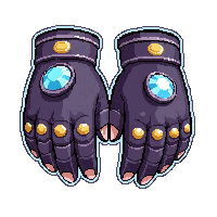 fingerless thief gloves  diamond encrusted