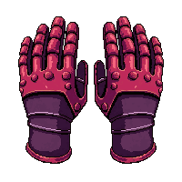 iron grip gloves  blood stained