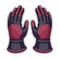 iron grip gloves  rune stitched