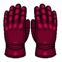 leather gloves  blood stained