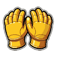 leather gloves  gold clasp