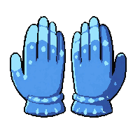 monk handwraps  frost coated blue