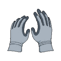 monk handwraps  polished silver