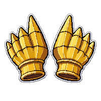 spiked knuckles  gold clasp