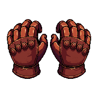 spiked knuckles  scarred leather