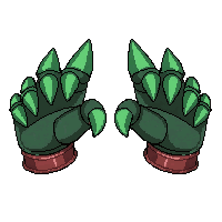 spiked knuckles  venom tipped green