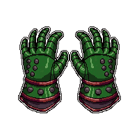 Studded Gauntlets  Venom Tipped Green — free pixel art sprite from the Marketplace Armor Gloves collection, transparent PNG
