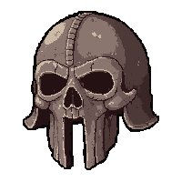 Barbarian Skull Helm  Ancient Cracked — free pixel art sprite from Marketplace Armor Helmets
