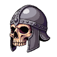 Barbarian Skull Helm  Engraved With Runes — free pixel art sprite from Marketplace Armor Helmets
