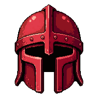 centurion helm  blood stained
