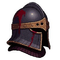 Chainmail Coif  Blood Stained — free pixel art sprite from Marketplace Armor Helmets