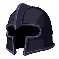 Leather Cap Blackened Obsidian — free pixel art sprite from the Marketplace Armor Helmets collection, transparent PNG