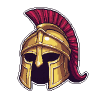 spartan crested helmet  engraved with runes