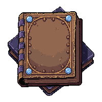 Bound Recipe Book  With Ancient Runes Glowing — free pixel art sprite from Marketplace Books Scrolls
