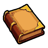 Bound Recipe Book  With Golden Trim — free pixel art sprite from Marketplace Books Scrolls